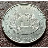 Канада 25 центов, 1992 Новый Бронсвик     ( 1-7-7 )