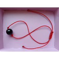 Браслет-оберег с гагатом. Новый