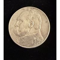 5 злотых 1936 г. Юзеф Пилсудский.  Польша. (2)  Серебро