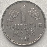 Германия 1 марка 1965 г. F