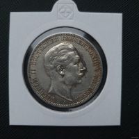 3 марки Пруссии Вильгельм II 1910! Германская империя! A Берлин! СОСТОЯНИЕ! Серебро 16,67 грамм 900 пробы 0,482 унции! ВОЗМОЖЕН ОБМЕН!
