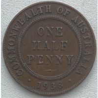 Австралия 1/2 пенни 1938 г. Цена за 1 шт.