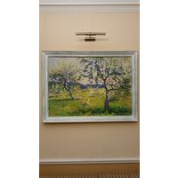 Картина маслом белорусский художник Максимцов К.И. 1963 год с рубля