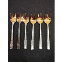 Десертные вилочки Nova, мельхиор. Таллин. СССР