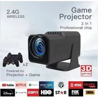 Умный игровой Android проектор с джойстиками и РЕТРО играми PROFIT HY320 MAX