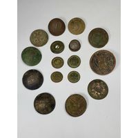 Пуговицы РИ 16 шт. С рубля, без м.ц. См. др. мои лоты