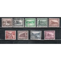 Германия(Рейх)-1936,(Мих.634-642)  гаш., Зимняя помощь, Архитектура (полная серия)