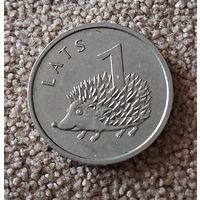 Латвия 1 лат, 2012 Ежик