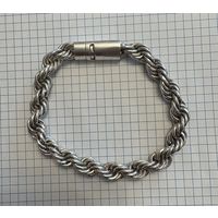 Браслет серебряный . 875 проба . Вес 85.7 грамма