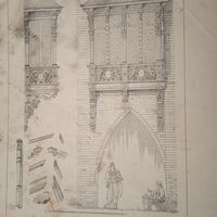 ГРАВЮРА. VOM RATHHAUS IN LUEBECK 1588. Berlin. Германия 19век. 48 х32см. РАСПРОДАЖА КОЛЛЕКЦИИ.