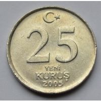 Турция, 25 куруш 2005 г.