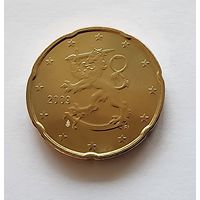Финляндия 20 евроцентов, 2009 UNC