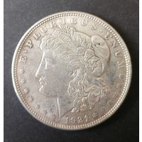 1 доллар 1921 г. D