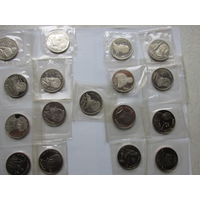 Юбилейные монеты времен СССР (28 штук).