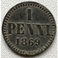 1 пенни 1869