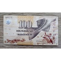 Werty71 Фарерские острова 100 крон 2002 банкнота Фареры рыба