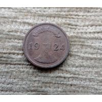 Werty71 Германия 2 пфеннига 1924 А
