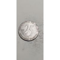 Эквадор 25 сентавос 2000