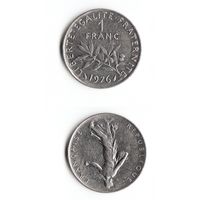 1 франк Франция 1976 год
