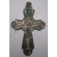 Крестик старинный, серебро 84 пробы. (Царская Россия)
