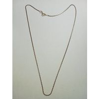 Цепочка серебряная в позолоте  , 925 проба , 50 см .