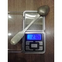 Серебряная ложка 84 пробы вес 27.09 гр. Торг есть предлагайте