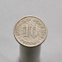 Германия 10 пфеннингов 1905 А