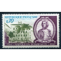 Франция - 1969г. - 200 лет с Дня Рождения Наполеона I, портрет, архитектура - 1 марка - полная серия, MH [Mi 1679]. #2-Fr-47-A-2