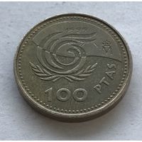 Испания 100 песет 1999 - Международный год пожилых людей