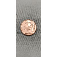Каймановы острова 1 цент 2017