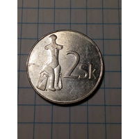 2 кроны Словакия 1995 год