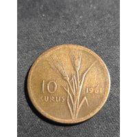 Турция 10 курушей 1961