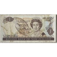 Банкнота Новая Зеландия 1 доллар 1981-1992 год Елизавета II