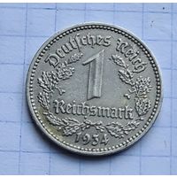 1 рэйхсмарка 1934 г. Отличное состояние