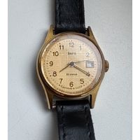 Часы Заря 24 камня СССР ау. с кожаным ремешком
