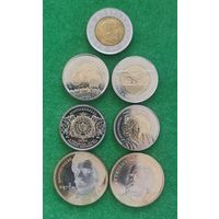 Венгрия полный комплект юбилейных монет из биметалла 100 и 200 форинтов