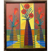 Сковородко О.А "Вечерний натюрморт",2022г. Холст, масло. Размер 58х60 см.