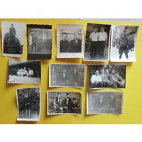 Фото "Мужские портреты", Беларусь, 1940-1960-е гг., Поставщина, 8*6 см, 11 шт.