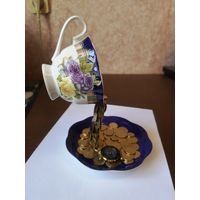 Денежная чашка. Панно из монет.