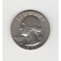 Квотер (25 центов) США 1971 D Лот 0603