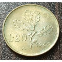 Италия 20 лир, 1980    ( 1-5-8 )