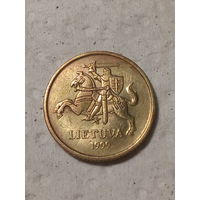 10 центов Литва 1999 год