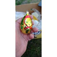 РЕДКАЯ ЁЛОЧНАЯ ИГРУШКА СССР МАТРЁШКА  ЛОТ 15 КАТАЛОГ СОСТОЯНИЕ ! НА  ФОТО . ОРИГИНАЛ  .  Распродажа Коллекции !!! . Экспресс  Аукцион  не с рубля без МПЦ и прочего 3 ДНЯ  .Много лотов в продаже .