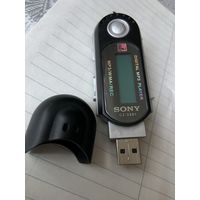МП-3 плейер "Сони"-питание батарейка, запись с компа, через наушники.