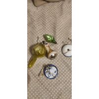 Ёлочные игрушки СССР и Европа.