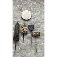 Значки города Таллин, 4 шт