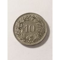 Швейцария 10 раппен 1946