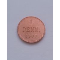 1 пенни 1907 года
