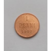 1 пенни 1907 года
