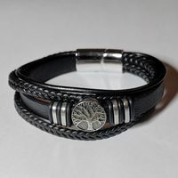 Браслет кожаный "Древо Жизни"